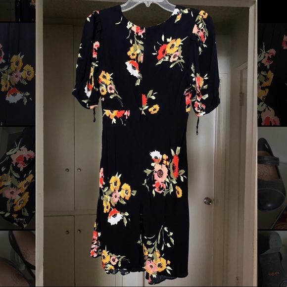 New Free People Neon Garden Floral Dress size 0 - Picture 3 of 8